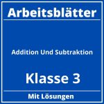 Addition Und Subtraktion Klasse 3 Arbeitsblätter PDF