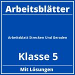 Arbeitsblatt Strecken Und Geraden Klasse 5 Arbeitsblätter PDF