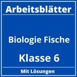 Biologie Arbeitsblätter Klasse 6 Fische PDF