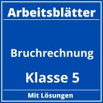 Bruchrechnung Klasse 5 Arbeitsblätter PDF