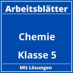 Chemie Klasse 5 Arbeitsblätter PDF