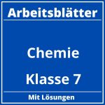 Chemie Klasse 7 Arbeitsblätter PDF