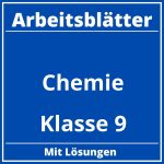 Chemie Arbeitsblätter Klasse 9 PDF