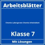 Chemie Arbeitsblätter Klasse 7 Laborgeräte Chemie Arbeitsblatt PDF