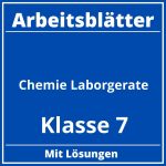 Arbeitsblätter Chemie Klasse 7 Laborgeräte PDF