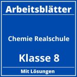 Chemie Arbeitsblätter Klasse 8 Realschule PDF