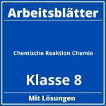 Chemische Reaktion Chemie Arbeitsblätter Klasse 8 PDF