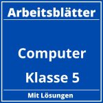 Computer Klasse 5 Arbeitsblätter PDF