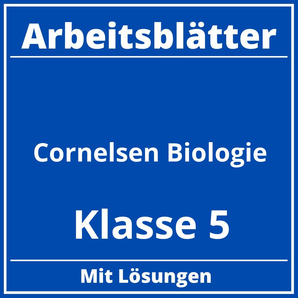 Cornelsen Arbeitsblätter Biologie  Klasse 5