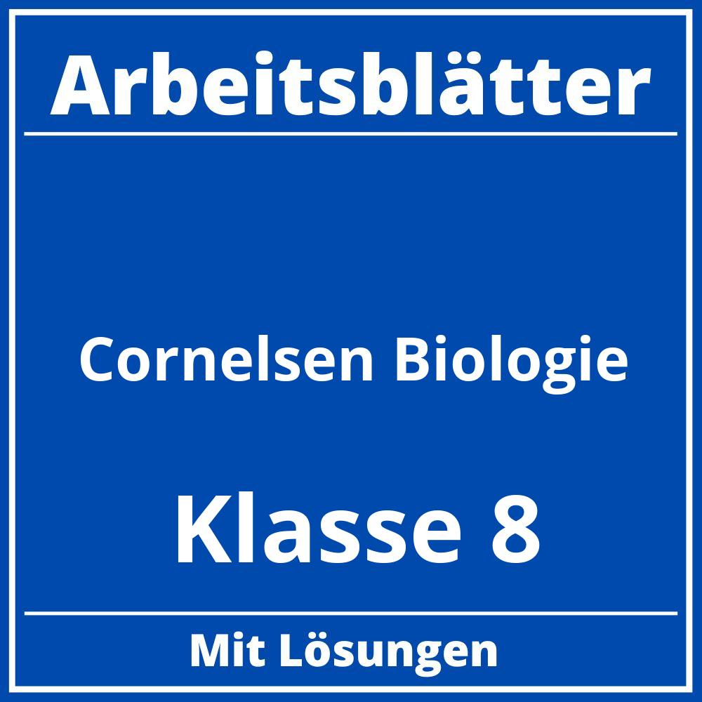 Cornelsen Arbeitsblätter Biologie  Klasse 8