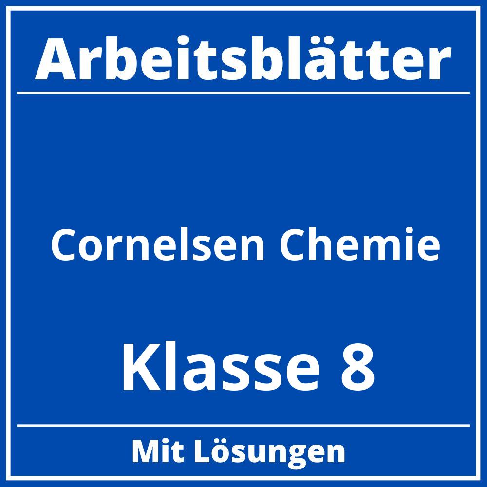 Cornelsen Arbeitsblätter Chemie  Klasse 8