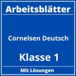 Cornelsen Arbeitsblätter Deutsch Klasse 1 PDF