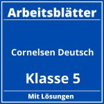 Cornelsen Arbeitsblätter Deutsch  Klasse 5 PDF