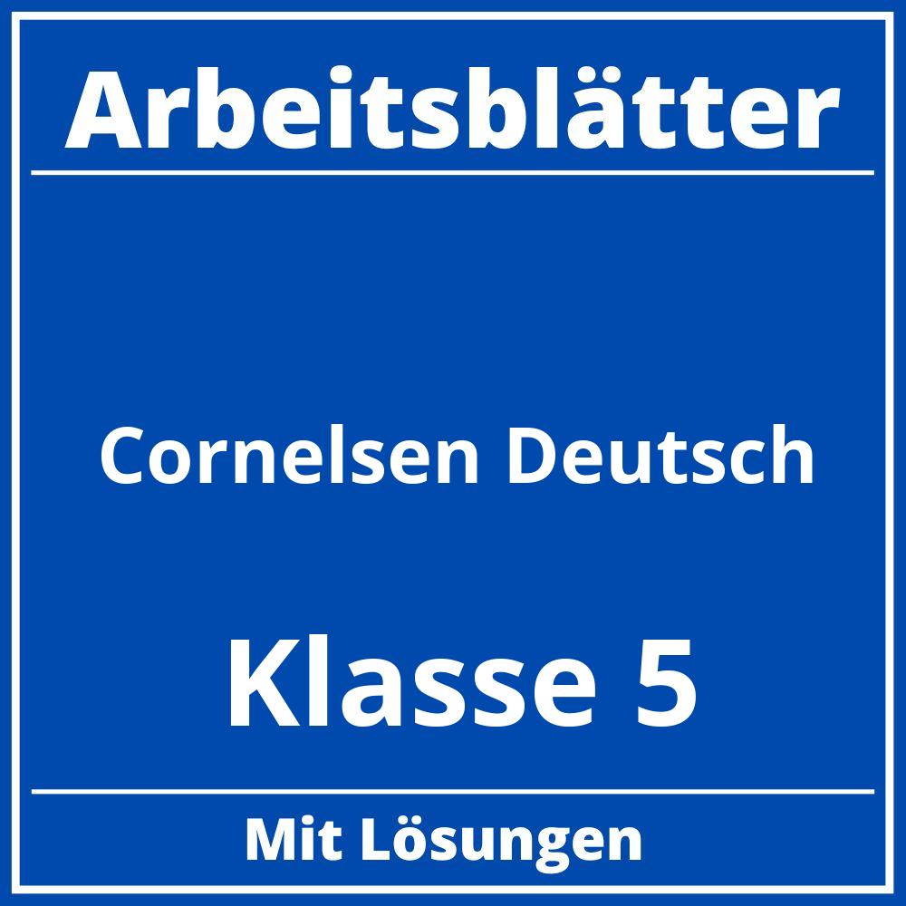 Cornelsen Arbeitsblätter Deutsch  Klasse 5