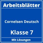 Cornelsen Arbeitsblätter  Deutsch Klasse 7 PDF