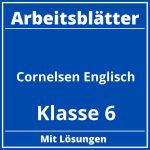 Cornelsen Arbeitsblätter Englisch Klasse 6 PDF