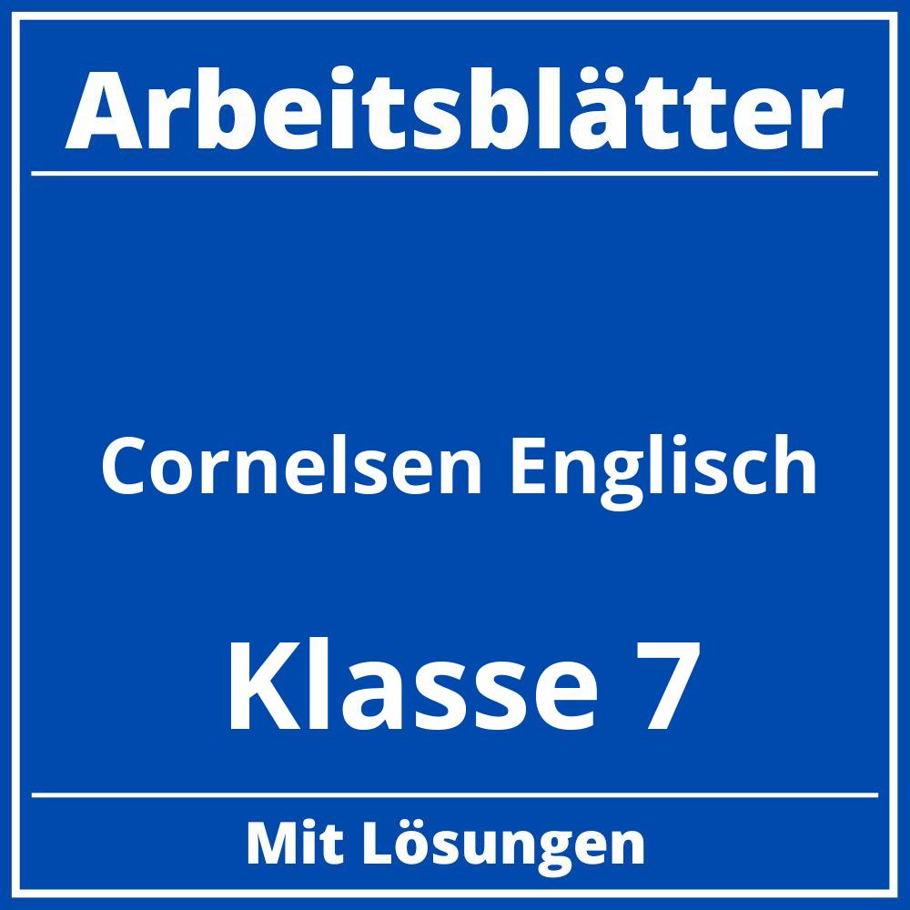 Cornelsen Arbeitsblätter Englisch  Klasse 7