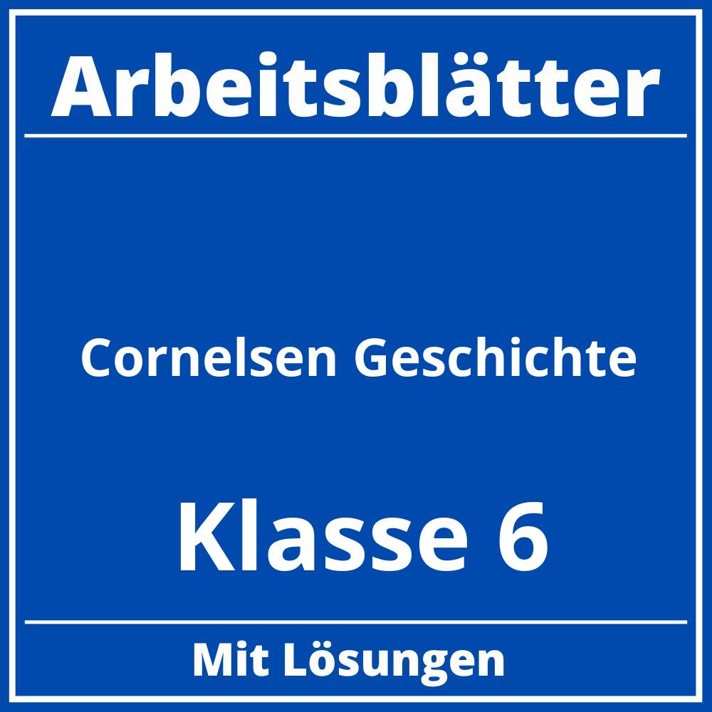 Cornelsen Arbeitsblätter Geschichte  Klasse 6