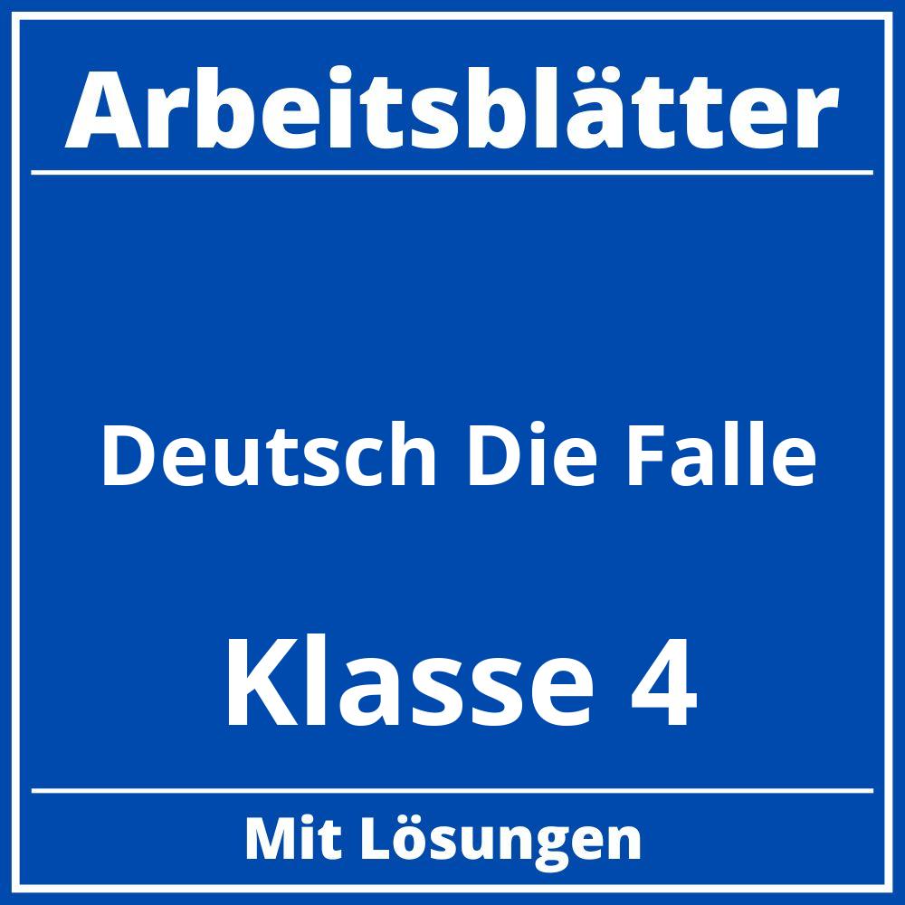 Arbeitsblätter Deutsch Klasse 4 Die 4 Fälle