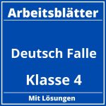 Arbeitsblätter Deutsch Klasse 4 Fälle PDF