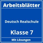 Deutsch Arbeitsblätter Zum Ausdrucken Klasse 7 Realschule PDF