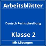 Arbeitsblätter Deutsch Klasse 2 Rechtschreibung PDF