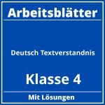 Arbeitsblätter Deutsch Klasse 4 Textverständnis PDF