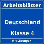 Arbeitsblätter Deutschland Klasse 4 PDF