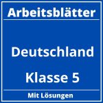 Arbeitsblätter Deutschland Klasse 5 PDF