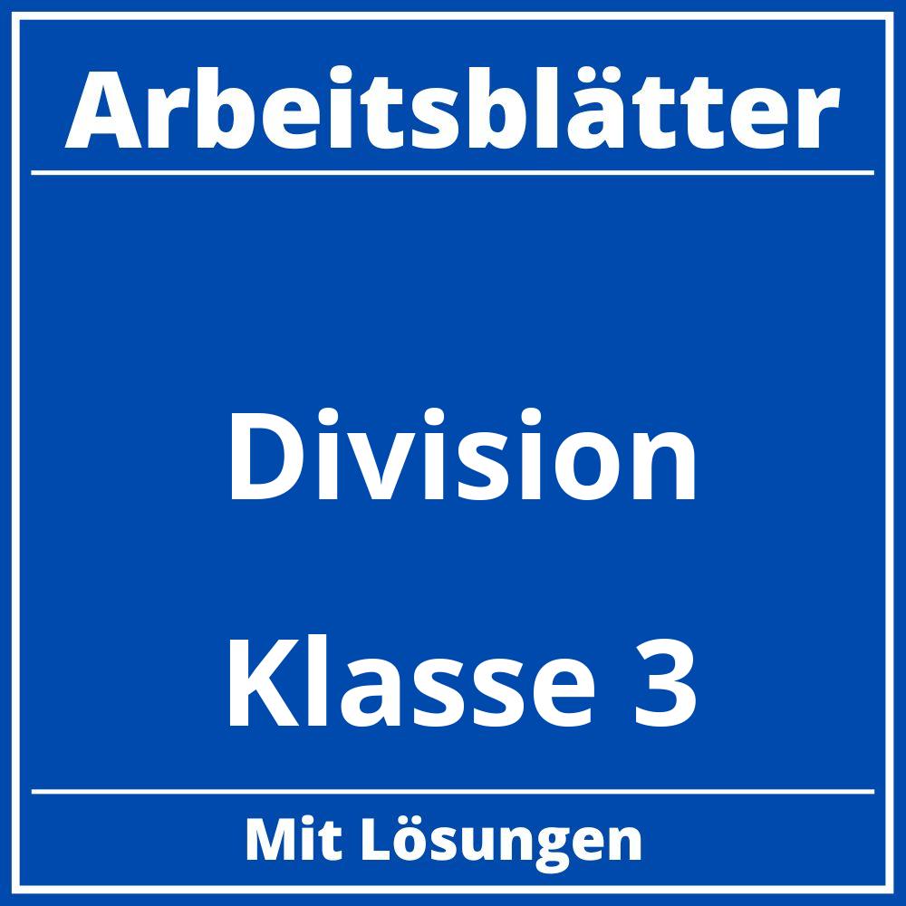 Division Klasse 3 Arbeitsblätter Kostenlos