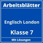 Englisch Klasse 7 London Arbeitsblätter PDF