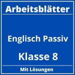 Englisch Arbeitsblätter Klasse 8 Passiv PDF