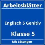 Englisch Klasse 5 S Genitiv Arbeitsblätter PDF