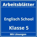 Englisch Arbeitsblätter Klasse 5 School PDF