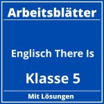 Englisch Arbeitsblätter Klasse 5 There Is PDF