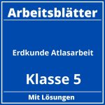 Arbeitsblätter Erdkunde Atlasarbeit Klasse 5 PDF