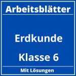 Erdkunde Arbeitsblätter Klasse 6 Zum Ausdrucken PDF