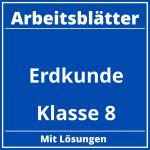 Erdkunde Klasse 8 Arbeitsblätter PDF