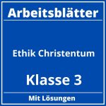 Ethik Klasse 3 Christentum Arbeitsblätter PDF