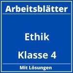 Ethik Klasse 4 Arbeitsblätter Kostenlos PDF