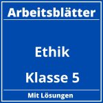 Ethik Klasse 5 Arbeitsblätter PDF