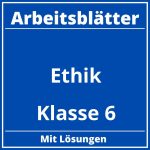 Ethik Klasse 6 Arbeitsblätter Kostenlos PDF