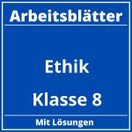 Arbeitsblätter Ethik Klasse 8 PDF