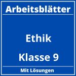 Ethik Klasse 9 Arbeitsblätter PDF