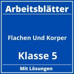 Flächen Und Körper Klasse 5 Arbeitsblätter PDF