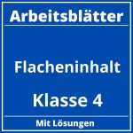 Arbeitsblätter Flächeninhalt Klasse 4 PDF