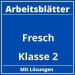 Fresch Arbeitsblätter Klasse 2 PDF