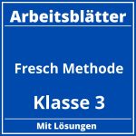 Fresch Methode Arbeitsblätter Klasse 3 PDF