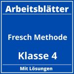 Fresch Methode Arbeitsblätter Klasse 4 PDF