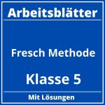 Fresch Methode Arbeitsblätter Klasse 5 PDF